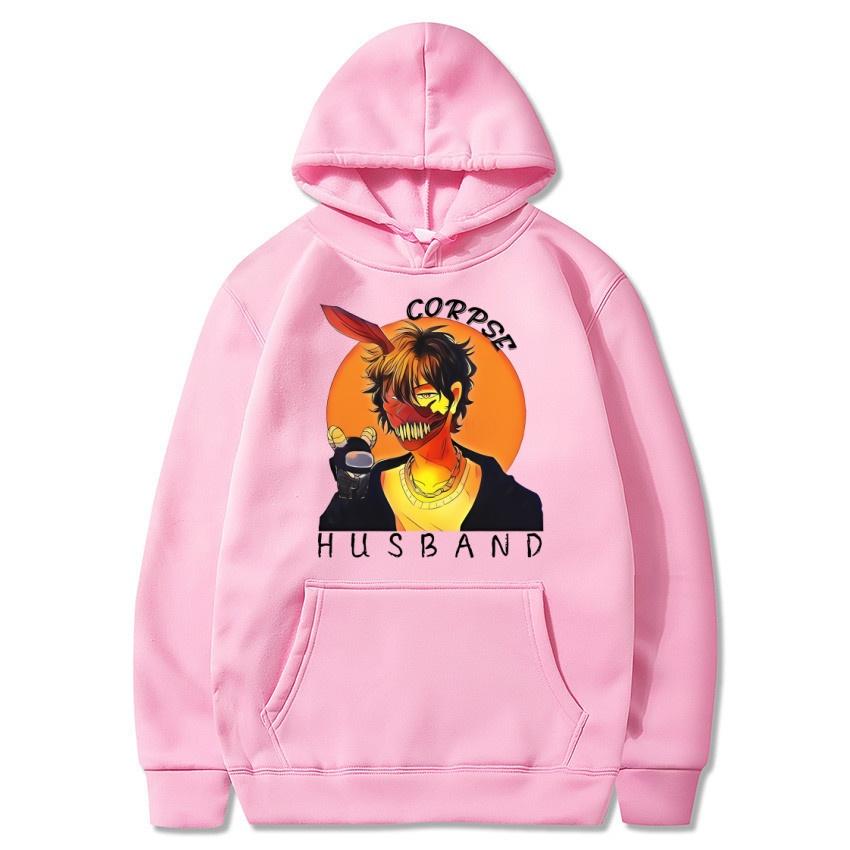 Autumn and Winter Anime Corpse Husband Printed Hoodie Classic Style College Style Men's and Women's Hoodies Fashion Hoodie