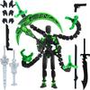 Titan 13 Action Figure 3D Printed T13 Multi-Jointed Movable Robot With Full Articulation Lucky 13 Action Figure Nova 13 Action