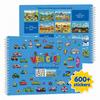Childrens Traffic Sticker Book Coloring Activity Book With 600 Stickers For Ages 3 To 8