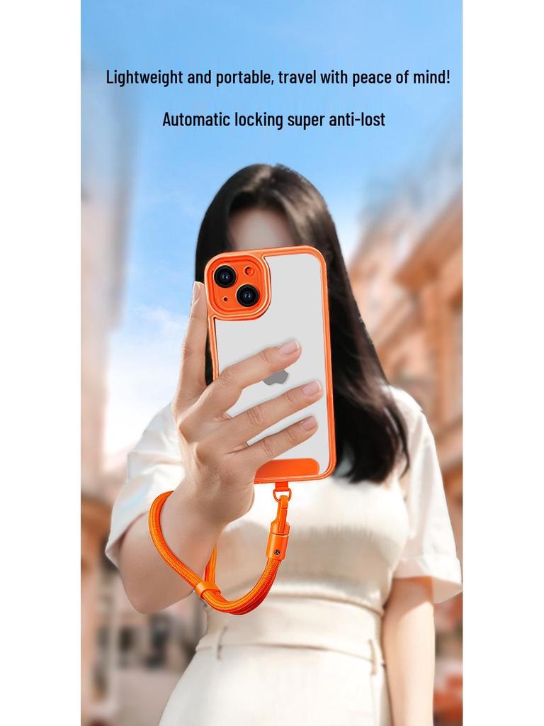 Adjustable Phone Lanyard Wrist Strap with Clip - Anti-drop, Anti-lost Self-locking Bracelet.