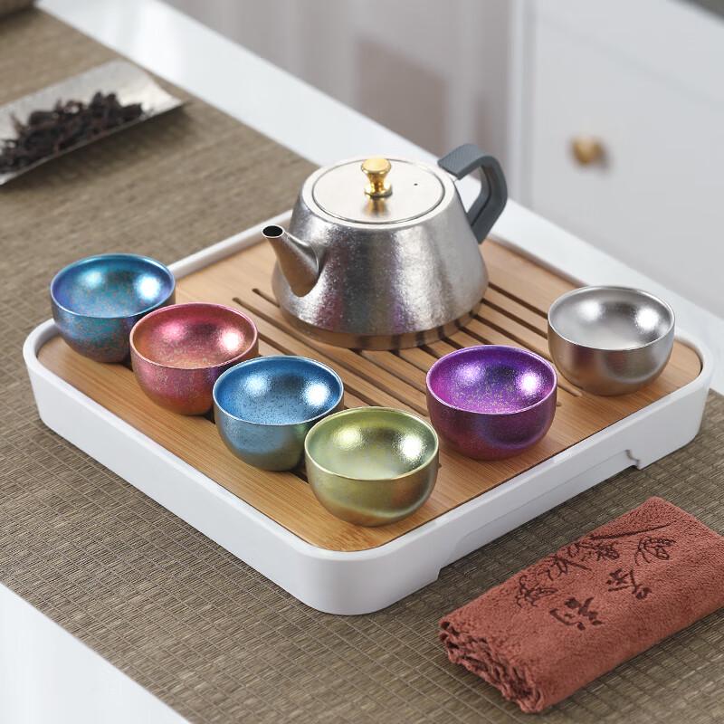 MULTIPOTENT Titanium Portable Travel Tea Set