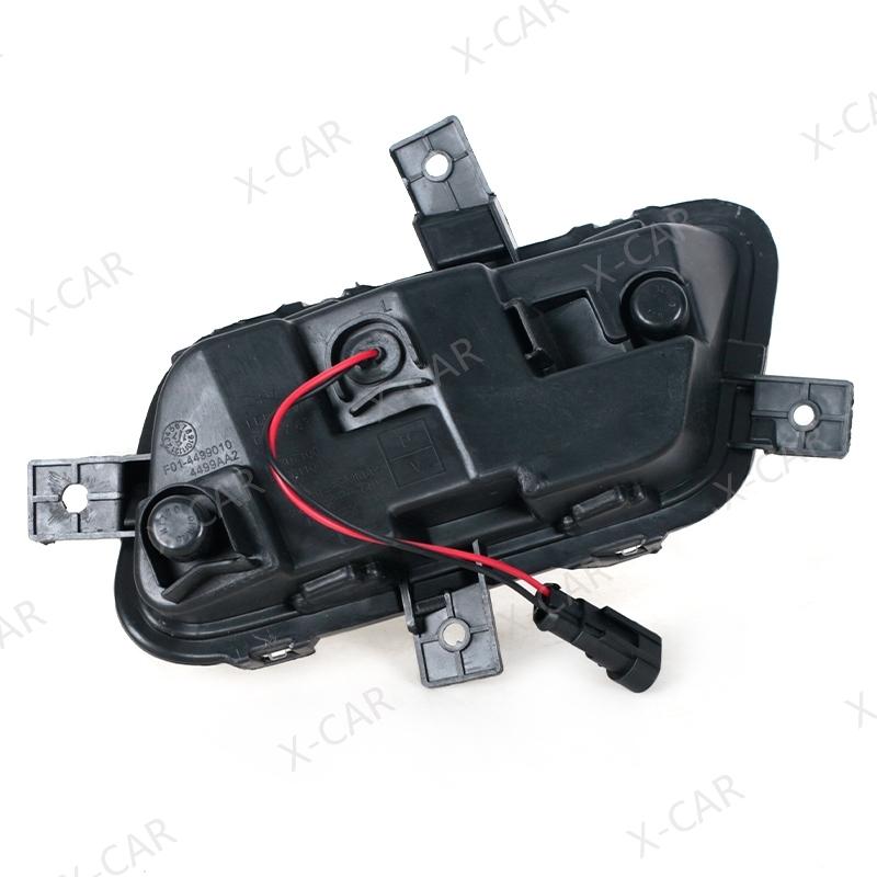 For Chery Jetour X70 X70S 2018 Front Bumper Daytime Running Drive Light Fog Lamp Trim Cover Frame Grille