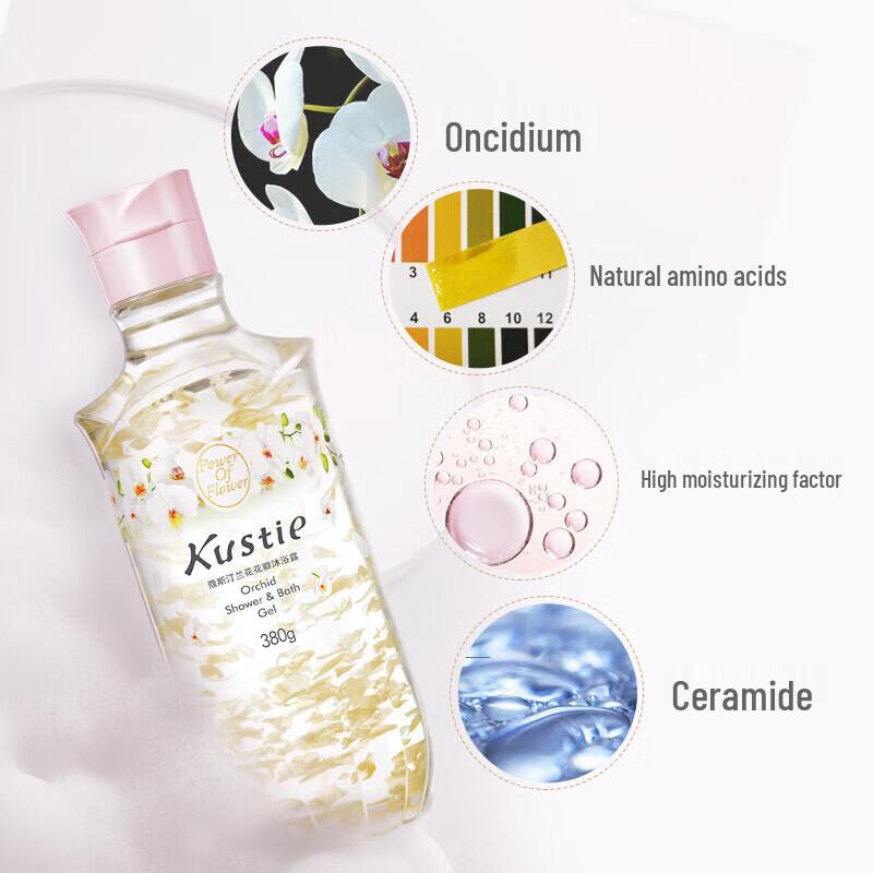 Kustie Fresh Flower Petal Shower Gel Duo