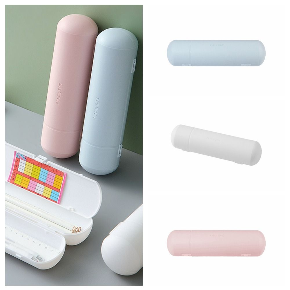 Simple Pen Box Mini Pencil Pouch Durable Stationery Storage Bag Student