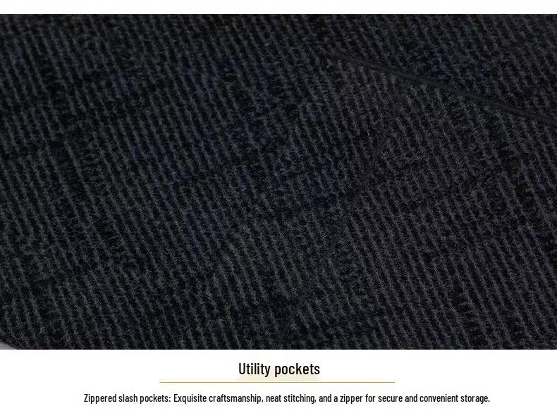 Men's Autumn/Winter Thick Wool Jacket - Casual, Middle-Aged Style