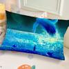 Ins-Style Ink Landscape Dormitory Pillow,Bedside Bedroom Pillow Gift,Nap Creative Living Room Sofa Cushion
