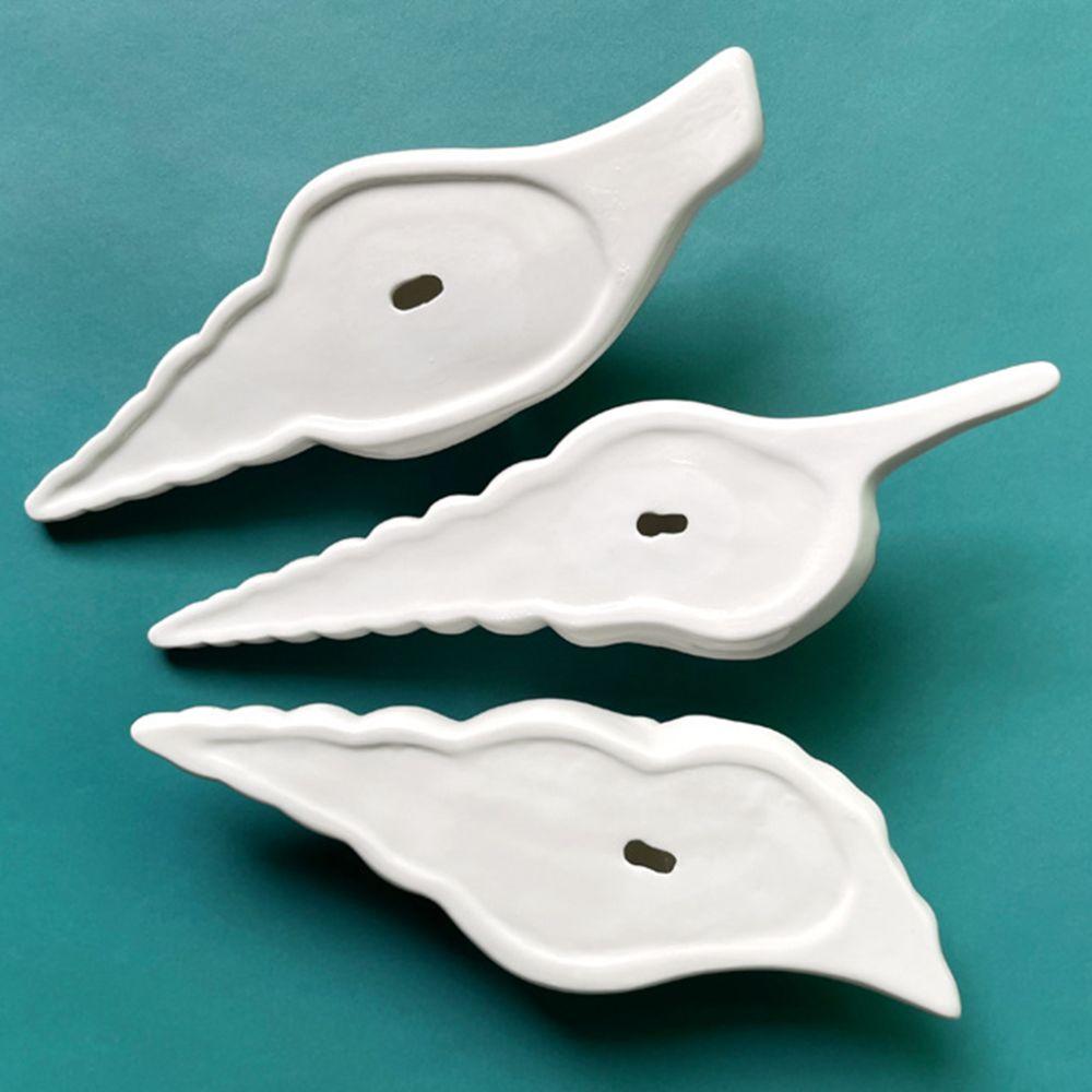 DIY Ceramic Shell Conch Vase Handmade Simple Style Ceramic Vase Gardening