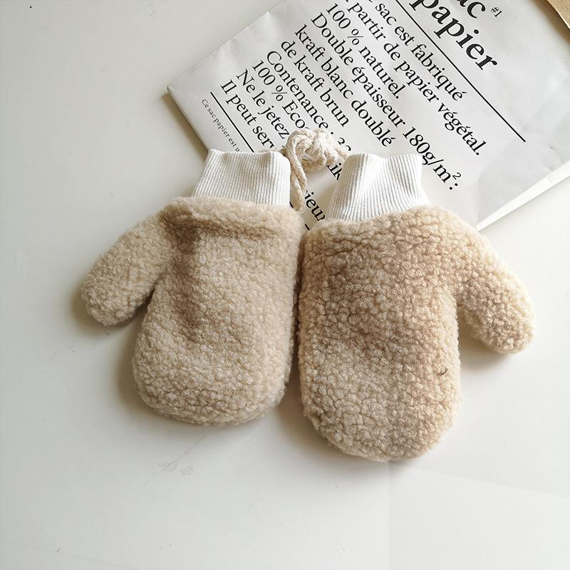 

Перчатки из овечьей шерсти для родителей и детей, граффити, женские, мягкие, симпатичные, однотонные, из овечьей шерсти с шейным креплением для пальцев и бархатом для сохранения тепла M adults (recommended for 8-adults) хаки