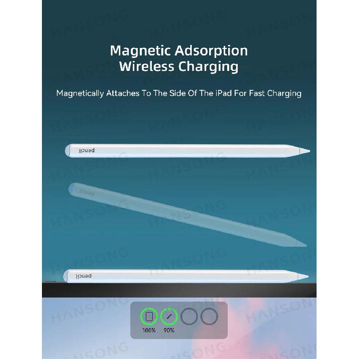 For Apple Pencil with Wireless Charging Pen Stylus For iPad Pencil Palm Rejection Tilt Pen for iPad Air 4 5 Pro 11 12.9 Mini 6