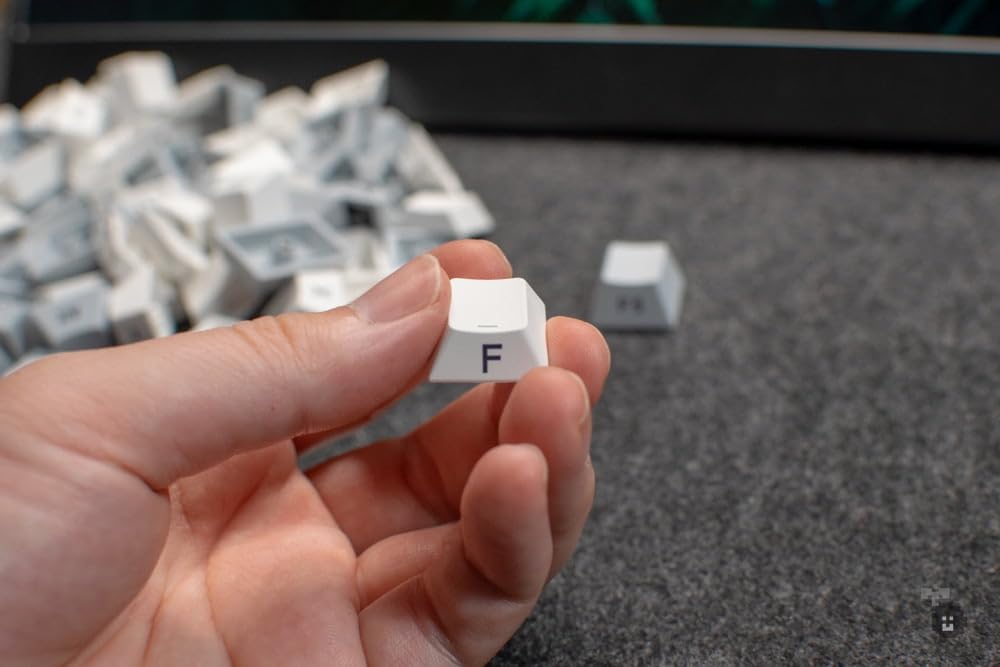 NiZ dedicated keycaps, 84 pieces, side-engraved PBT material (84 keys)