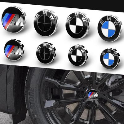 56/68mm Car Wheel Center Cover Hub Caps Auto Badge Hubcap Replacement for X1 X3 X4 E60 U15 E39 F10 M1 M5 M6 E87 M X5 E46 E90 F20