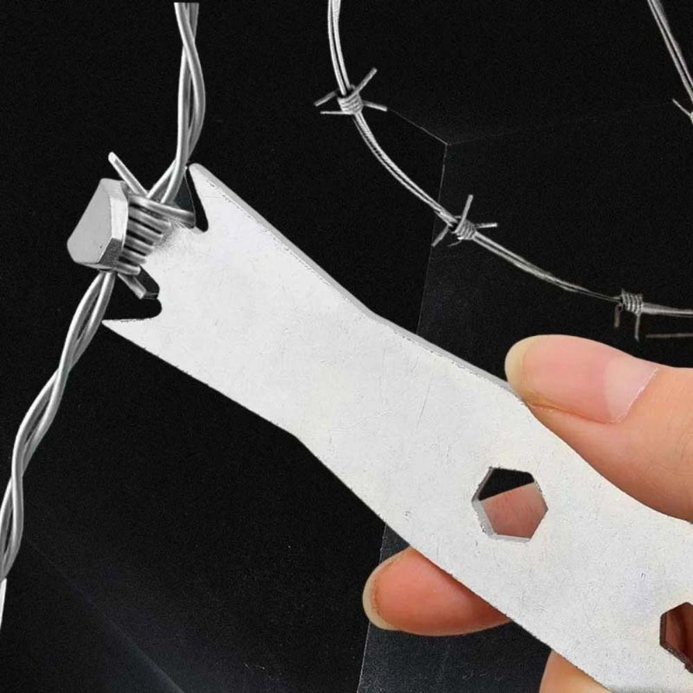 Stainless Steel Fence Wire Twister Tensioning Tool Wire Winding Fixator  For Garden