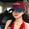 Classic Baseball Cap With Embroidered Letters And Wide Brim For Casual Outdoor Wear