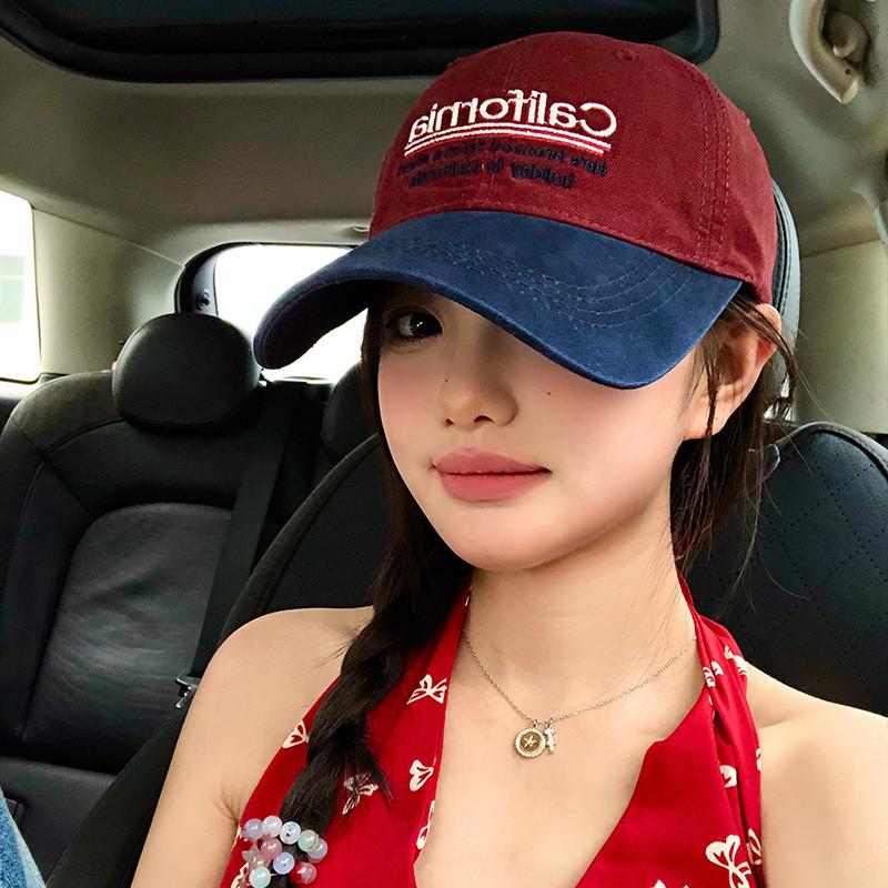 Classic Baseball Cap With Embroidered Letters And Wide Brim For Casual Outdoor Wear