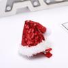 Cloth Zinc Zinc Alloy Christmas Hair Clip Korean Style Headwear Kids Hair Accessories Christmas Hat Hairpin