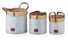 Amparo Complete 3 Baskets 28X28X28/24X24X24/20X20X20 Cm