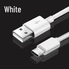 Android Micro USB Charging Cable V8, 2A, Trapezoidal, White, Available in 1m, 1.5m, and 2m Lengths.