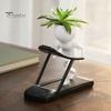 Funny Sports Theme Gift Creative Fitness Figure Flower Pot, Resin Succulents Pot with Treadmill Yoga And Dumbbell Design, Themed Planter for