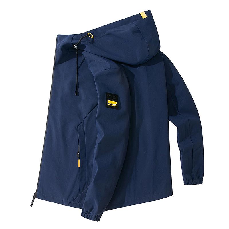 Chaqueta con capucha casual de estilo coreano para hombre, primavera/otoño 2024