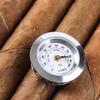 28mm Metall-Zigarren-Hygrometer Haushalts-Innen-Außen-Zigarrenkasten Feuchtigkeitsmesser