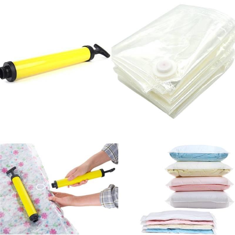 Large Transparent Vacuum Compression Bag Wholesale Pet+pe Material
