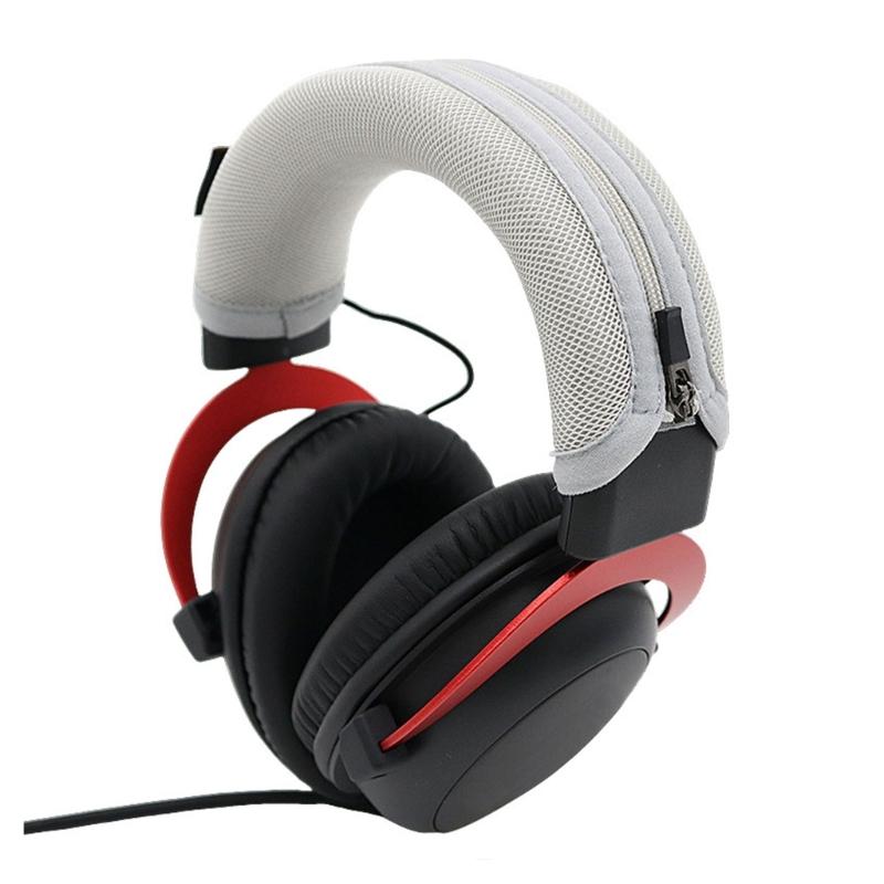 Soft Protective Headsets Headband Cover Ventilated Design Reduces Heat And Sweat Buildups for Cloud 2 Headphones