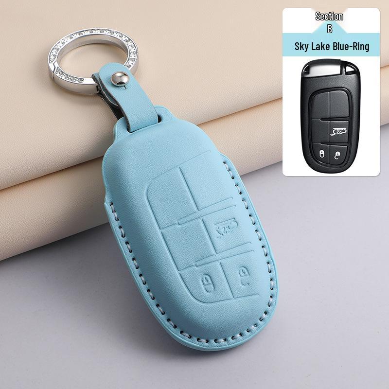 Jeep Key Cover for Compass, Renegade, Cherokee, Grand Commander, and Wrangler