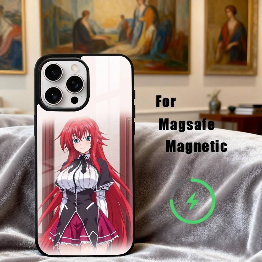 Anime E-Ecchi H-High S-School DxD Phone Case For iPhone 17,16,15,14,13,12,Plus,Pro,Max for Magsafe Magnetic Wireless Charging