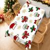 Christmas Decoration Rectangle Table Cloth Christmas Themed Reusable Tablecloth for Indoor Dining Birthday Party Table Decor