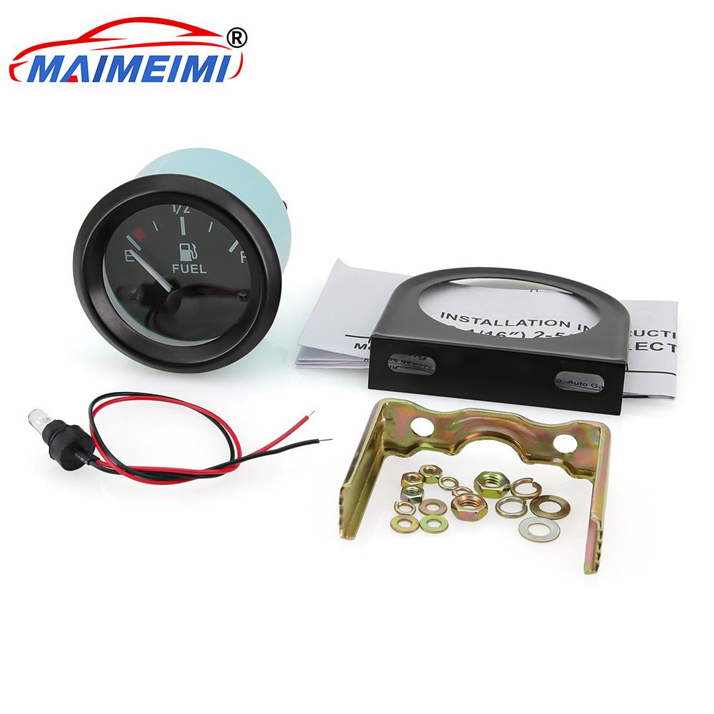 40~120 Celsius Water Temp Gauge 52mm Temperature Meter With 1/8NPT Sensor 12V Auto Instrument Black Shell