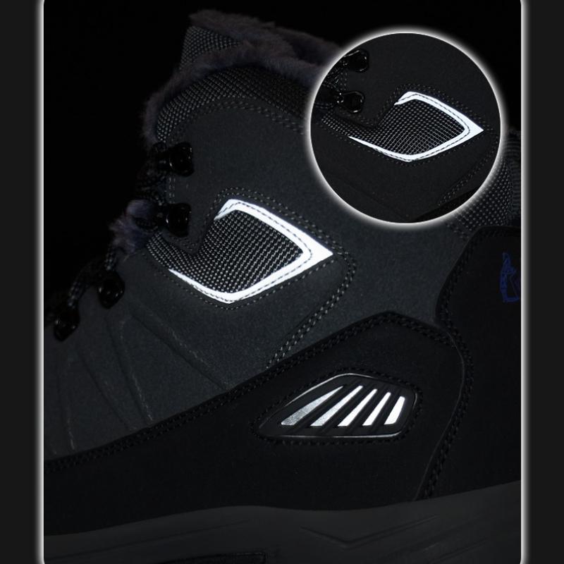 Bottes d'hiver imperméables pour hommes, bottines de neige de Style russe, grande taille 40 à 48