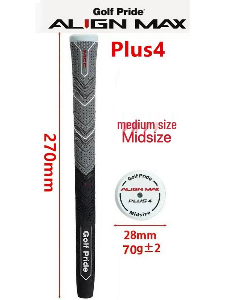 MCC PLUS4 Max Cotton Anti-Slip Golf Grip for Irons & Woods (Unisex)