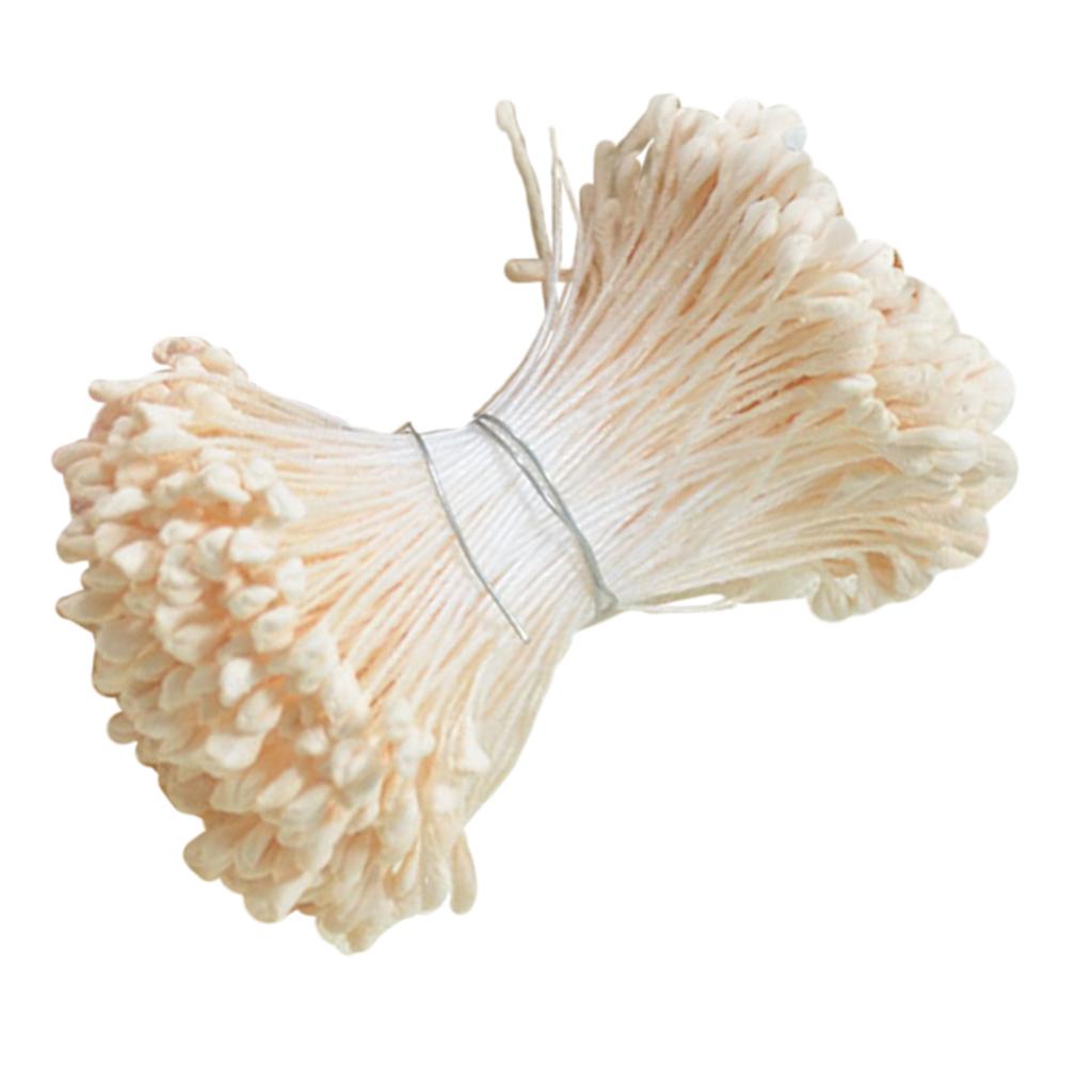 Plaster Artificial Flower Stamens Assorted Colors DIY Craft Flowers for Flower Making Card Making Fabric Flower Brooch