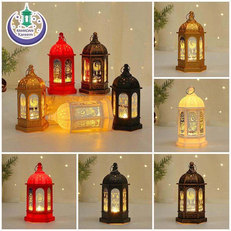 Ramadan Decoration 2026 Eid Mubarak Candle Lamp Desk Accessories Light Lamp Muslim Home Decoration Party Decor