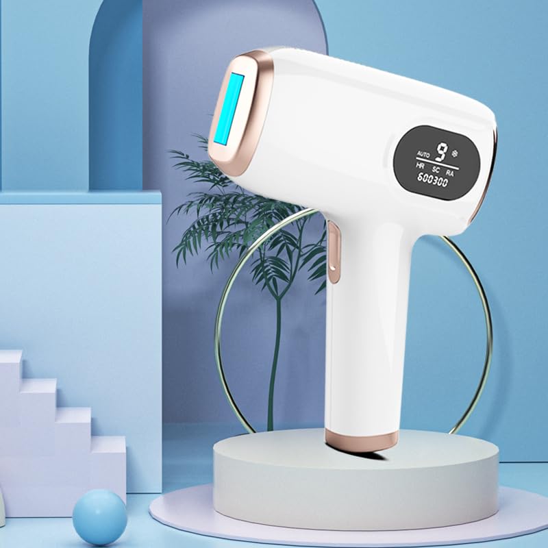 IPL Light Hair Removal Device for Home Cooling Sapphire Cooling Painless Hair Beard Full Body 9 Function Hair Ion Skin Rejuvenation Use, Sensation,