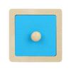 Hot Sale Sensory Tactile Montessori Educational  Geometric Shape Matching  Knob Panel Puzzle Board Pegboard