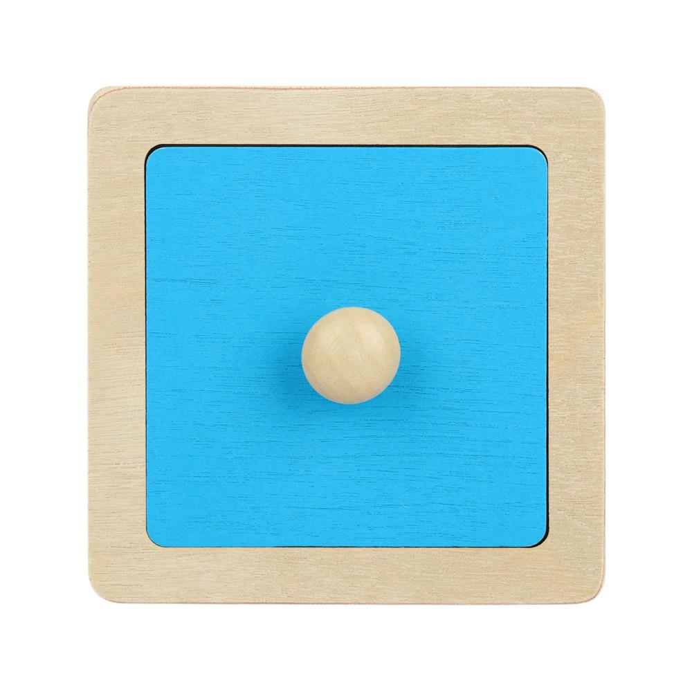 Hot Sale Sensory Tactile Montessori Educational  Geometric Shape Matching  Knob Panel Puzzle Board Pegboard