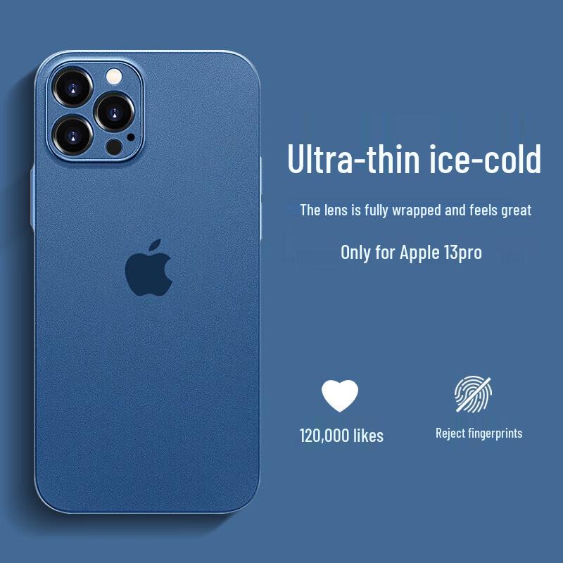 Funda ultrafina esmerilada para iPhone Nai Xiaoya con protección completa para la lente
