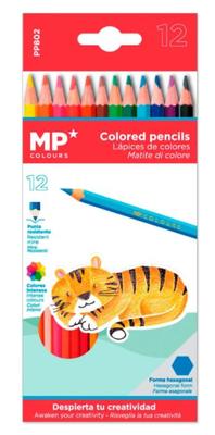 Mp Pencils 12 Pcs Pp802 Soft Hexagonal