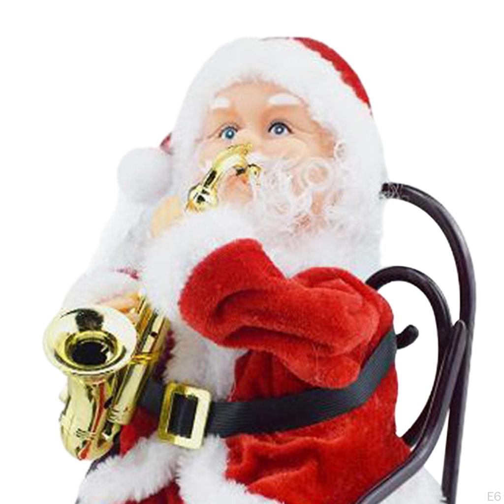 Jul Tomte Prydnader Elektrisk Staty Öppen Spis Kontor Samlarobjekt Skulptur Bil