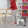 Sgabello da Bagno Antiscivolo Trasparente Sgabello per Cambiare Scarpe Toilette Basso in Plastica Addensata per Bagno Comodino