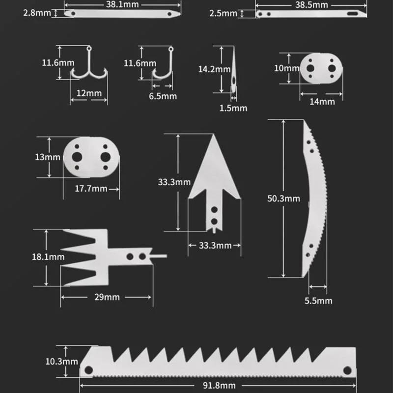 Xiaomi Outdoor Camping Outdoor Multifu Equipment Survival Tools Stainless Steel Card Fishing Portable Practical Hand Tools Supplies
