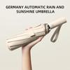 Automatischer Taschenschirm für Herren und Damen, großer doppelter, sonniger Regenschutz, Sonnenschutz
