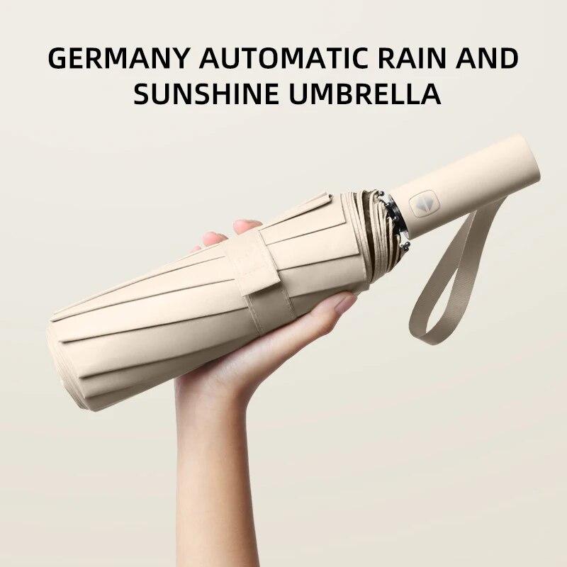 Автоматический складной зонт для мужчин и женщин — фото 3