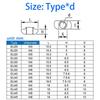 10-50pcs Nickel Plated M3 M4 M5 M6 M8 Slot T-nut Sliding T Nut Hammer Drop In Nut Fasten Connector For Aluminum Extrusion