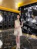 2026 Sommer A-Linien-Ärmelloses Kleid im chinesischen Stil mit Stickerei - P0150