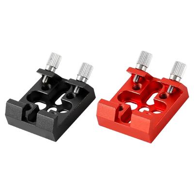 Redness And Black Anodized Crosses Dovetails Saddles For Telescopes With Quick Release Rail System