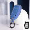 New Suede Leather Car Key Case Bag Cover For Hyundai Ix25 Ix35 Sonata Elantra Tucson  Avante Verna Santafe Mistra Accessories