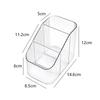 Multi-function Desktop Storage Box Transparent Cosmetics Organizer Box Makeup Brushes Holder