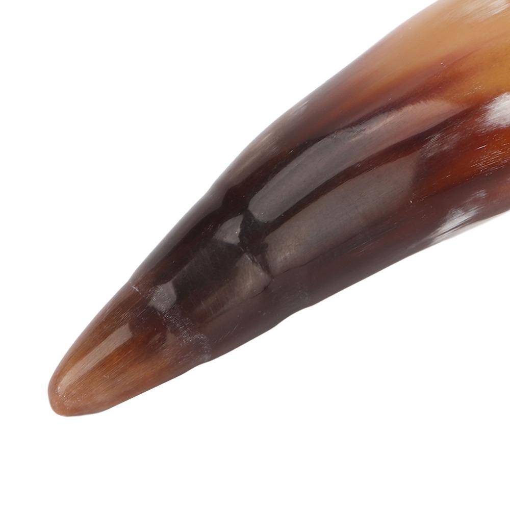 

Ergonomic Handle Horn Shape Hair Comb Buffalo Horn Hair Scalp Massager Scalp Massage Comb Home Use